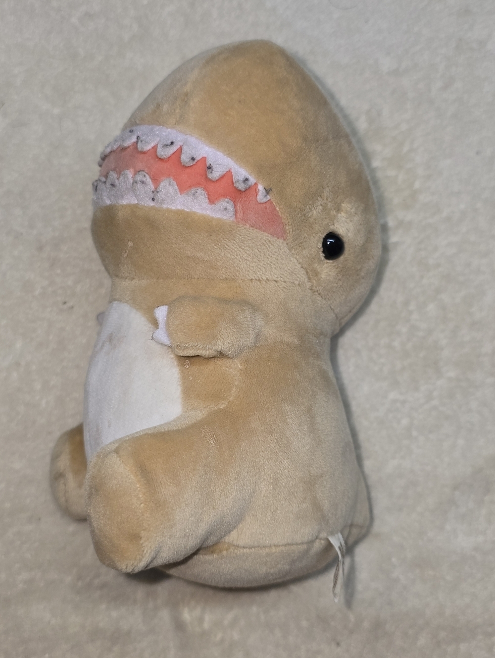 Mochi Fuwa Plush Dino T-Rex Brown Small
